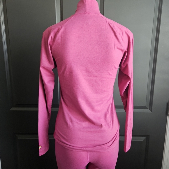 DUOFOLD 2-Pc Set Thermal Base Layer Set Pants + Top Women Size Medium Pink - Picture 5 of 14